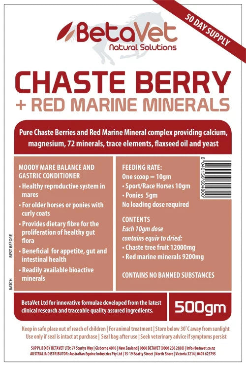 Betavet Chaste Berry + Red Marine Minerals