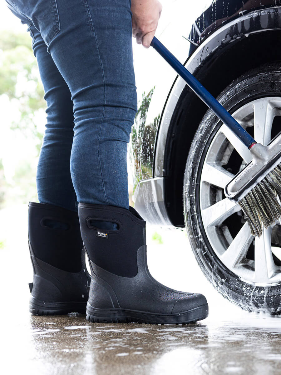 Bogs Mens Ultra Mid Gumboots Black