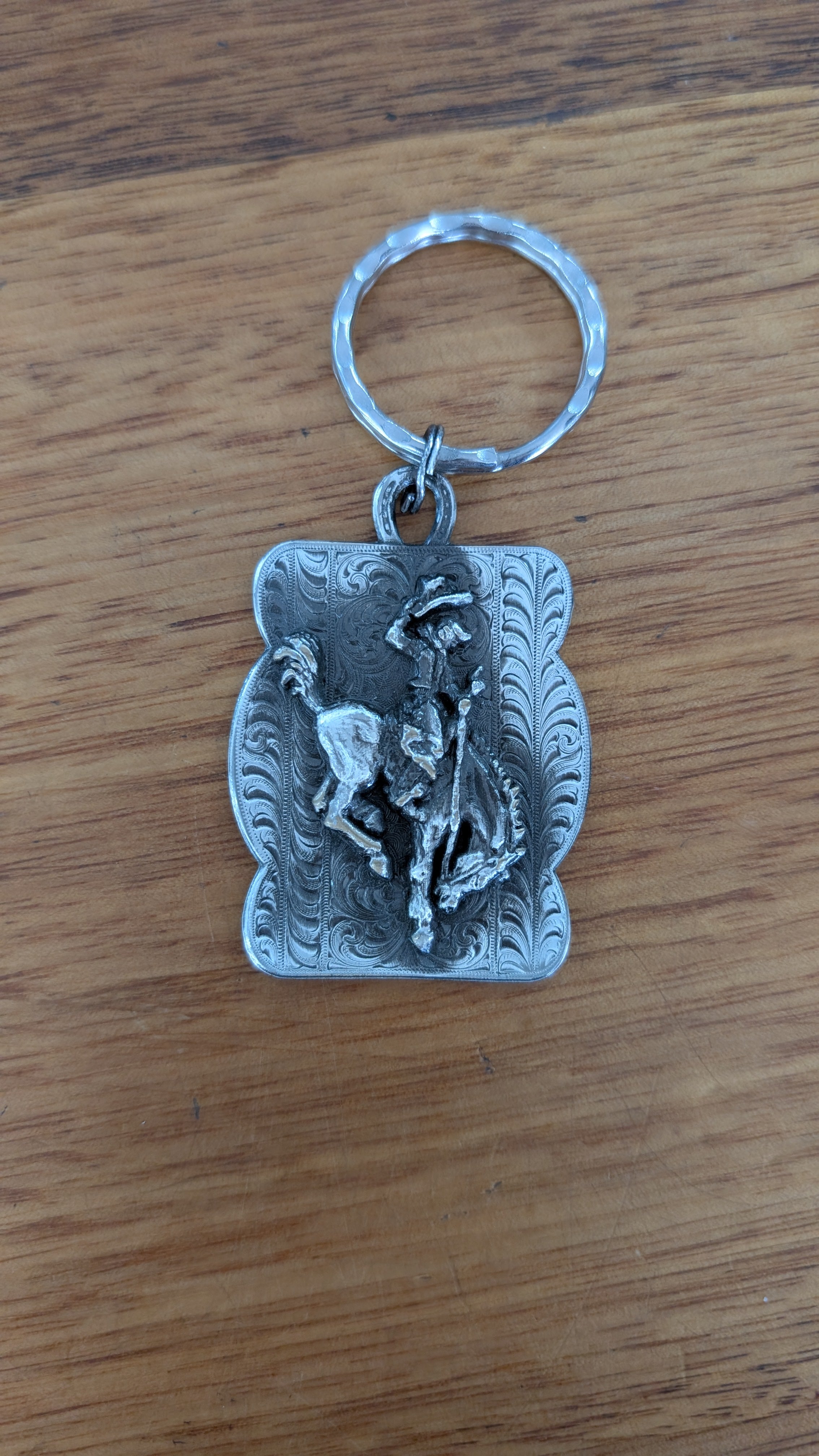 Montana Silversmiths Bucking Horse Keyring