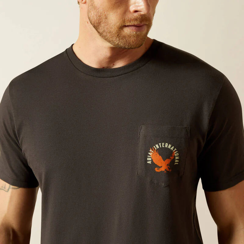 Ariat Mens Eagle Large Short Sleeve Tee
