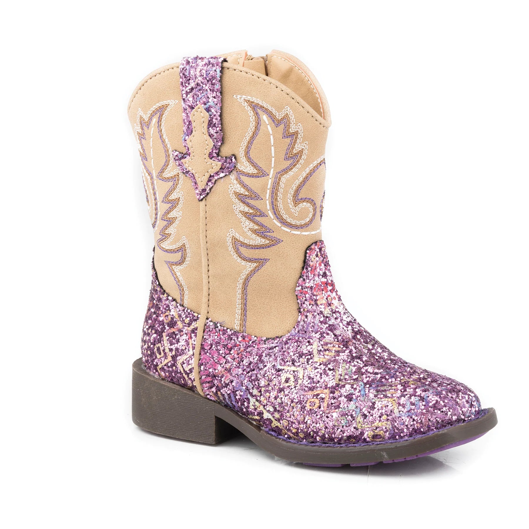 Roper Kids Southwest Glitter Boots