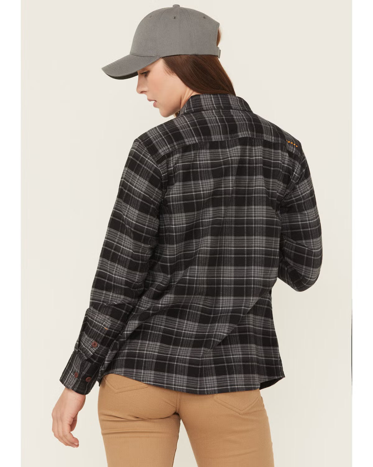 Ariat Womens Rebar Flannel Durastretch Long Sleeve Workshirt