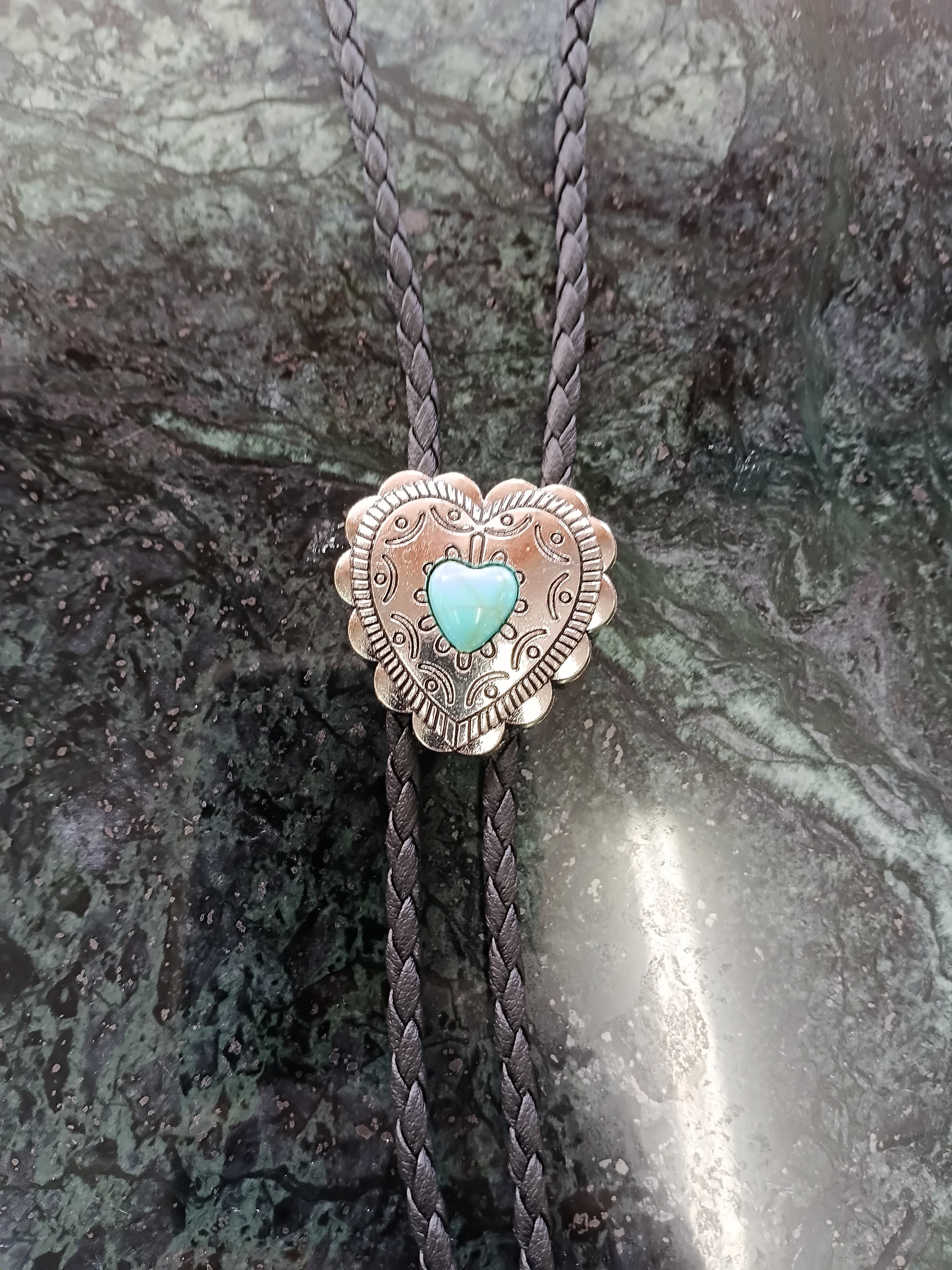 Cowgal Black Cord Bolo Ties