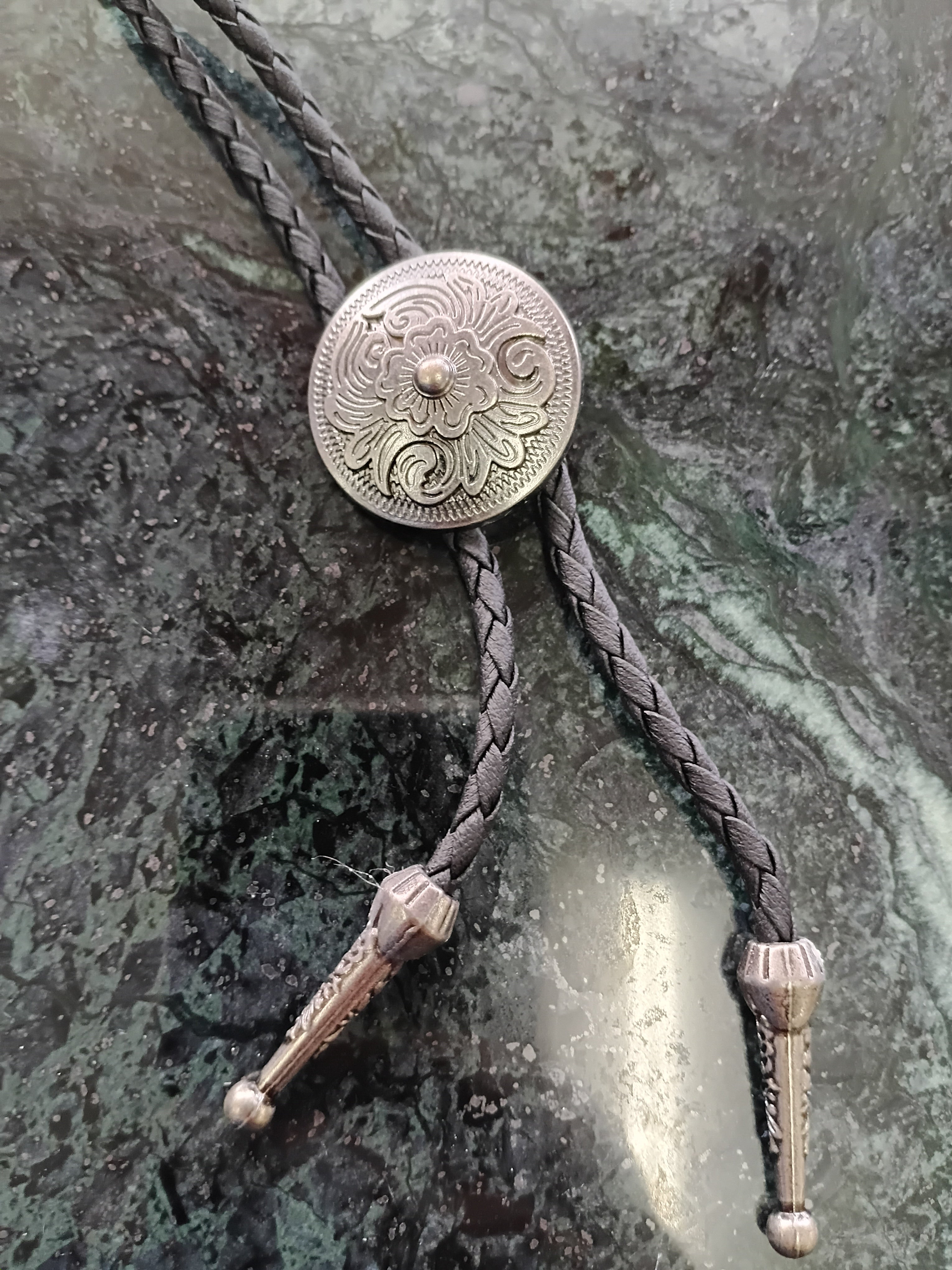 Cowgal Black Cord Bolo Ties