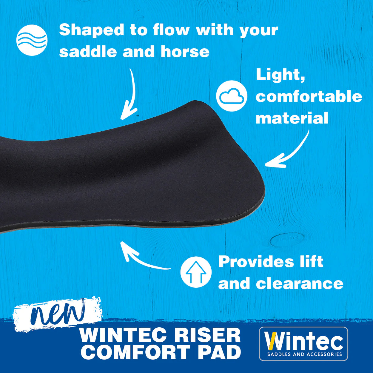 Wintec Riser Comfort Pad Dressage And All-Purpose