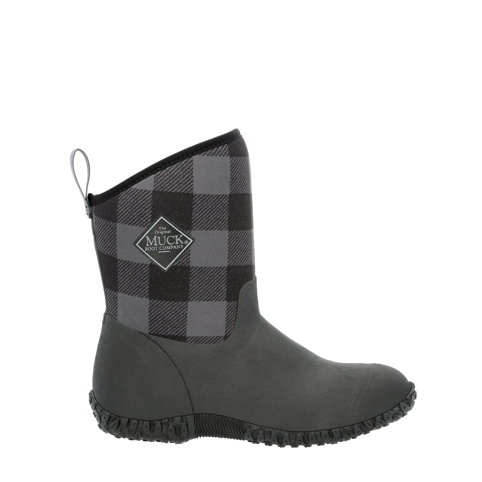 Muck Boot Muckster 11 Fleece Women Mid Plaid Black