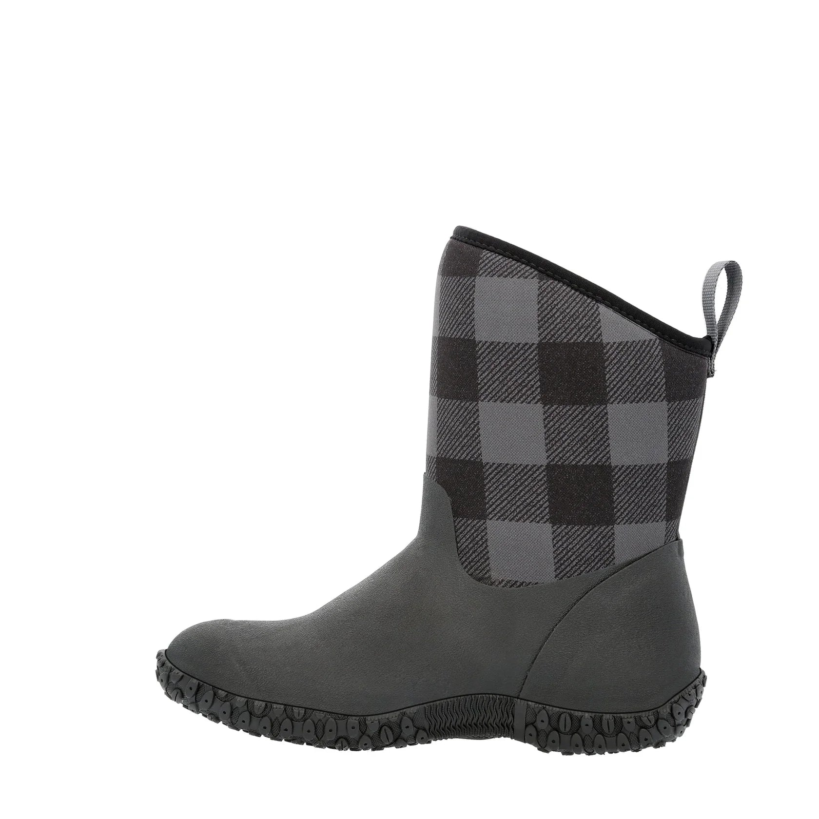 Muck Boot Muckster 11 Fleece Women Mid Plaid Black