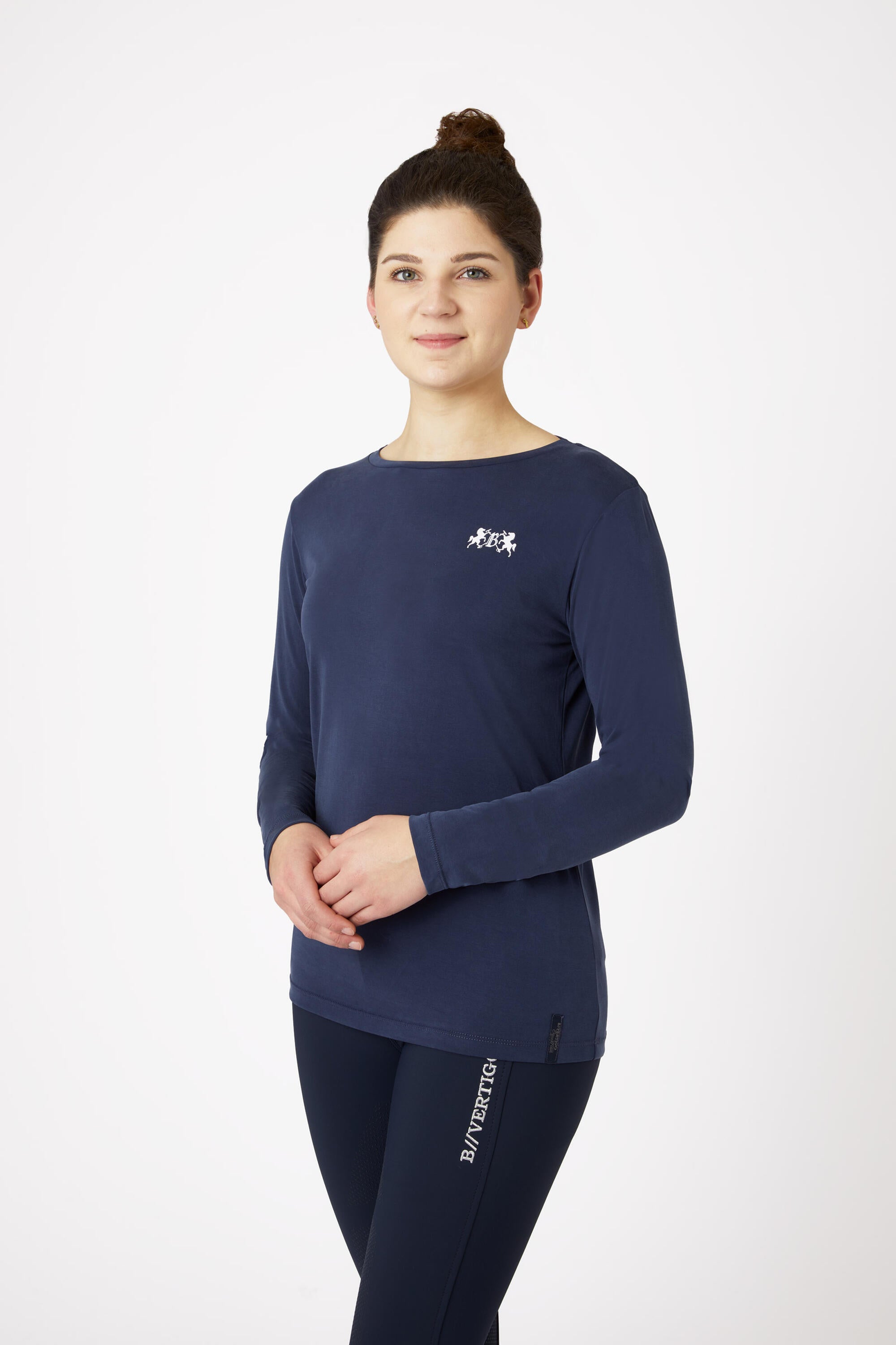 B Vertigo Daniele Womens Long Sleeve T-Shirt Size 14