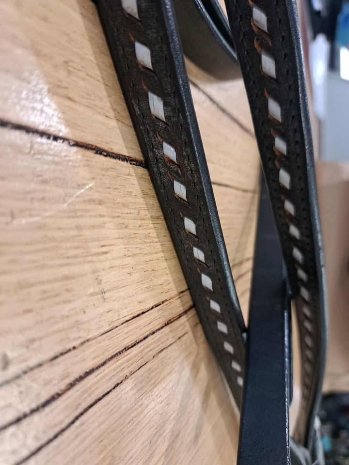 Buckstitched Western Split Reins