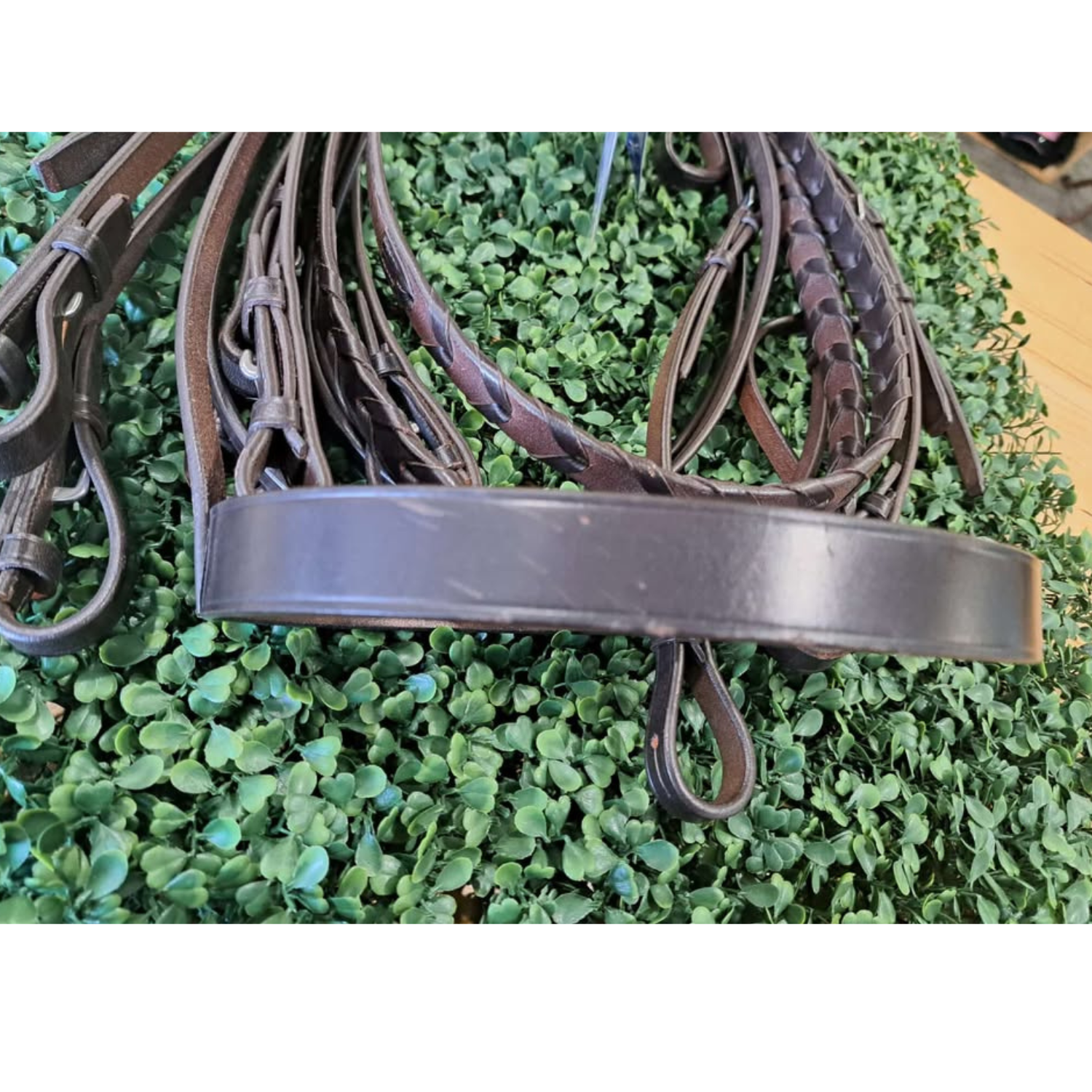 Grainge Elite Show Bridle with Bradoon Strap (Weymouth)