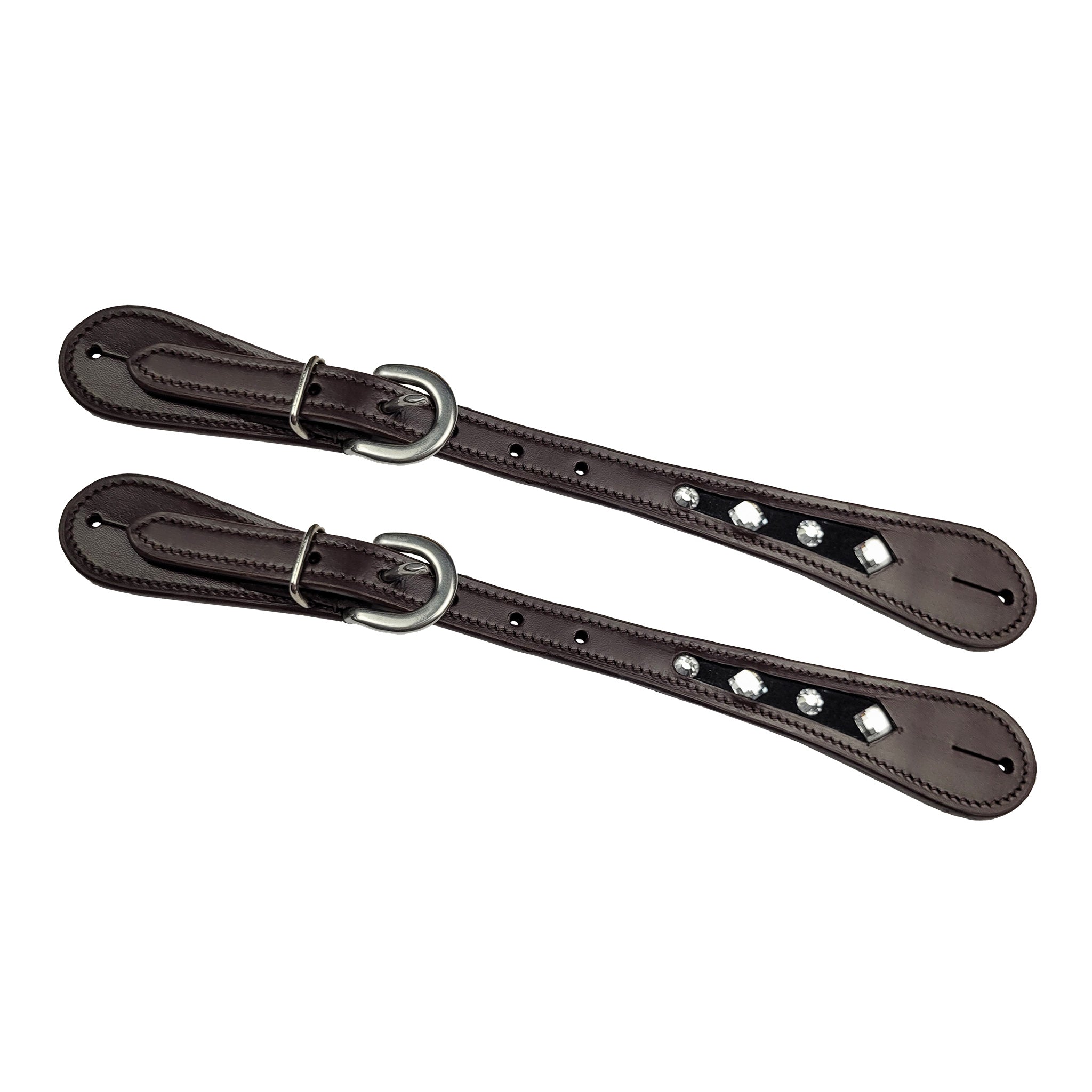 Oregon Bling Western Spur Straps - Silver
