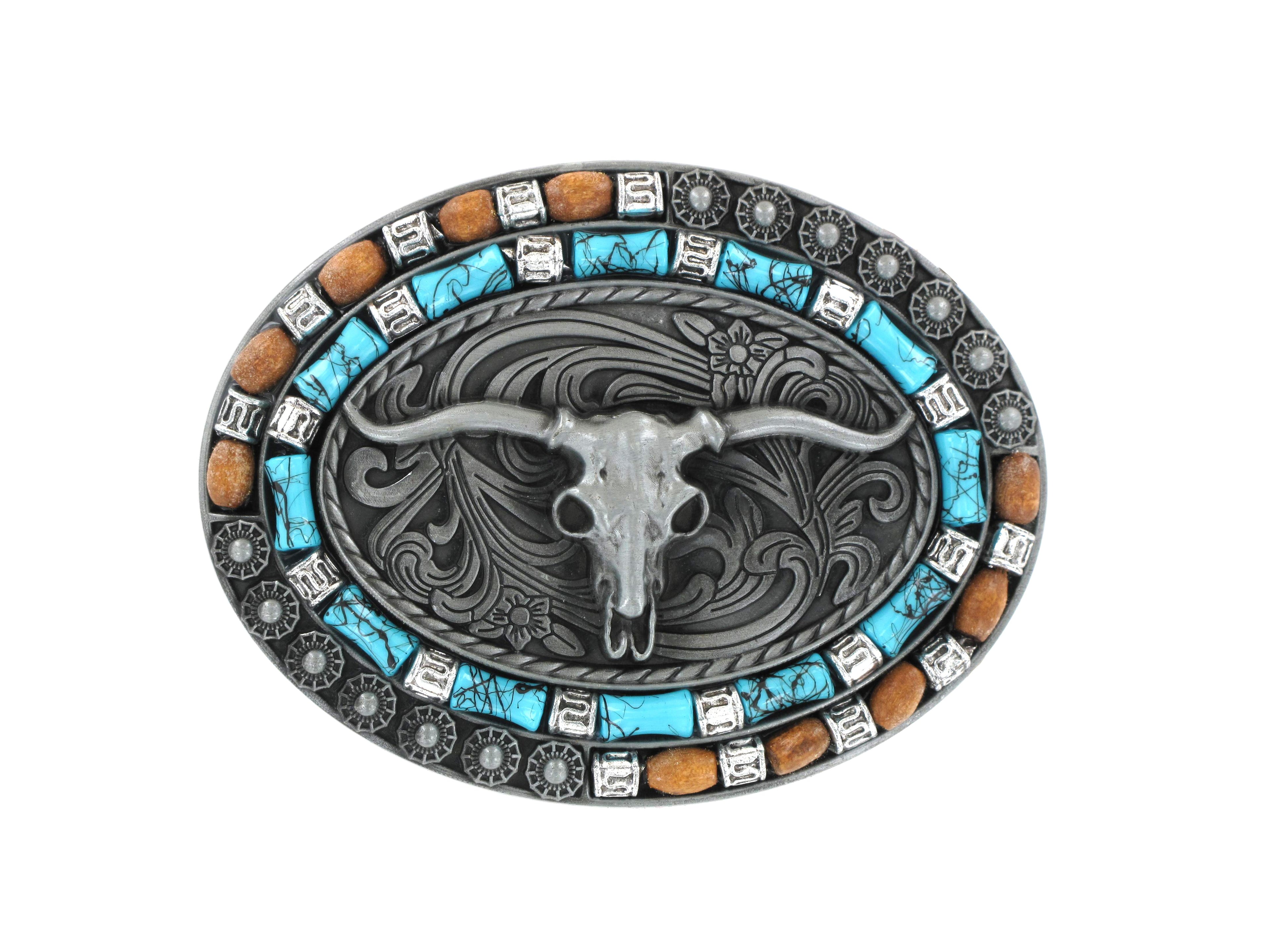 Long Horn Western Buckle