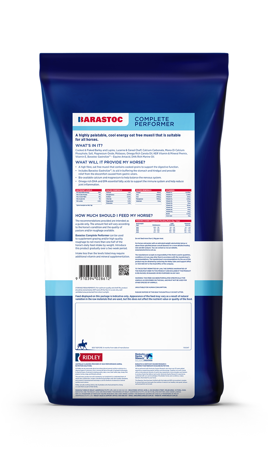 Barastoc Complete Performer Mix 20kg