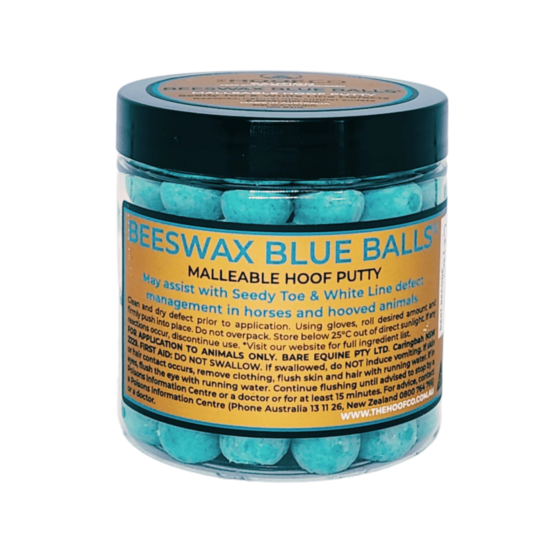The Hoof Co Beeswax BLUE Balls