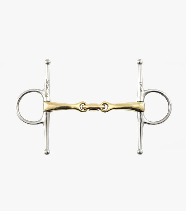 PEI Brass Alloy Full Cheek Snaffle With Lozenge