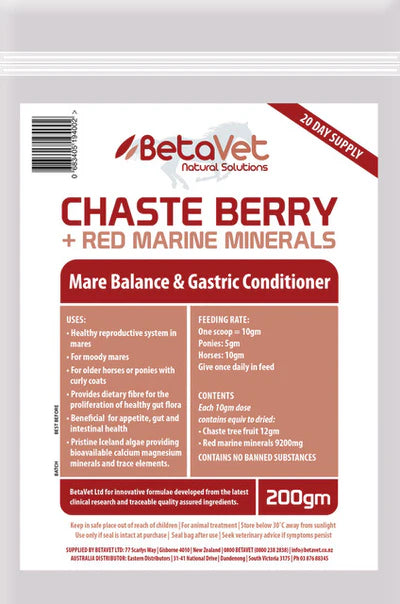 Betavet Chaste Berry + Red Marine Minerals