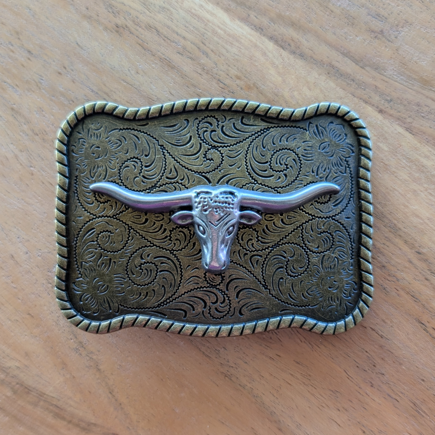 Gowgal Gifts Longhorn Buckle