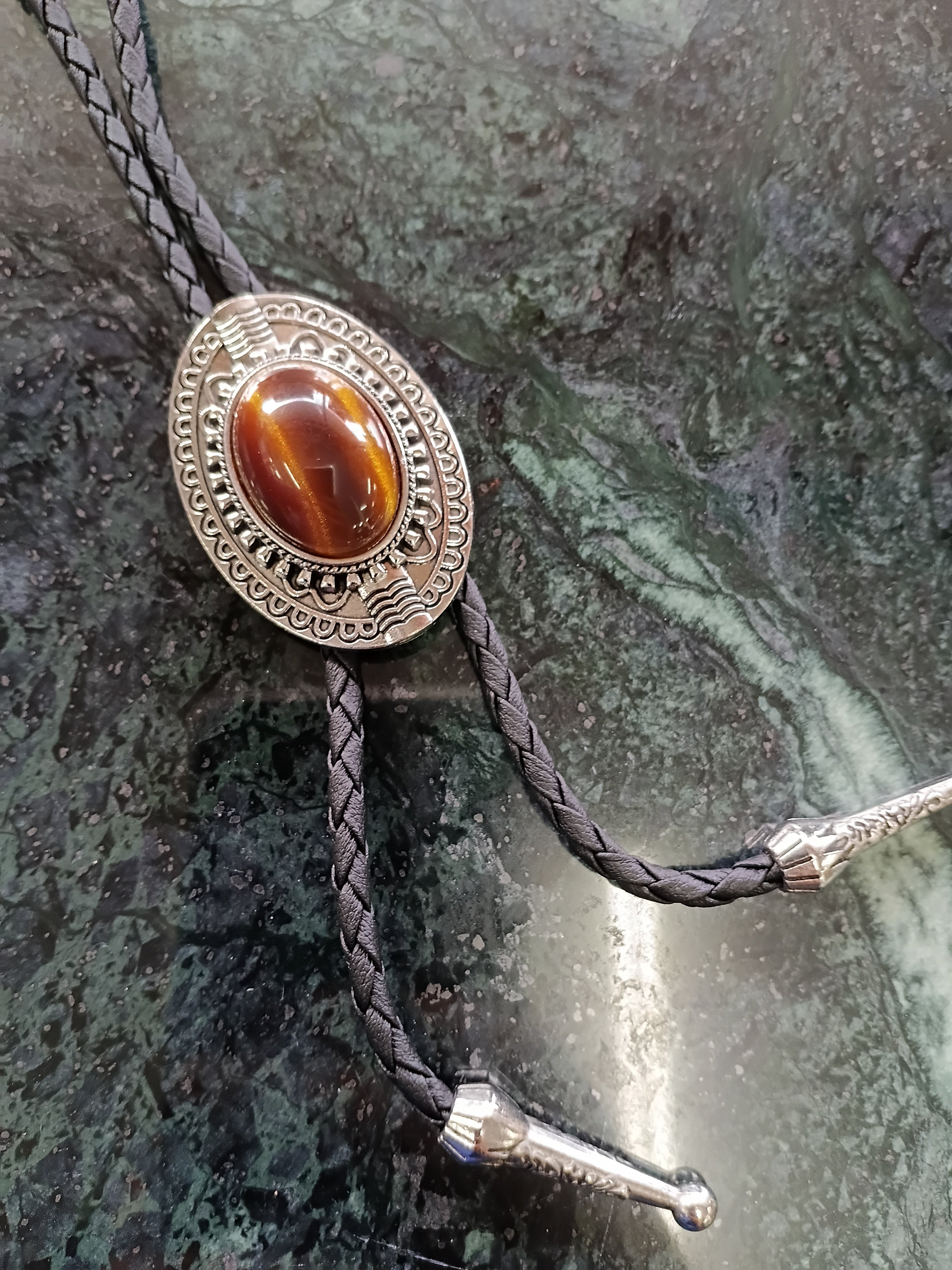 Cowgal Black Cord Bolo Ties