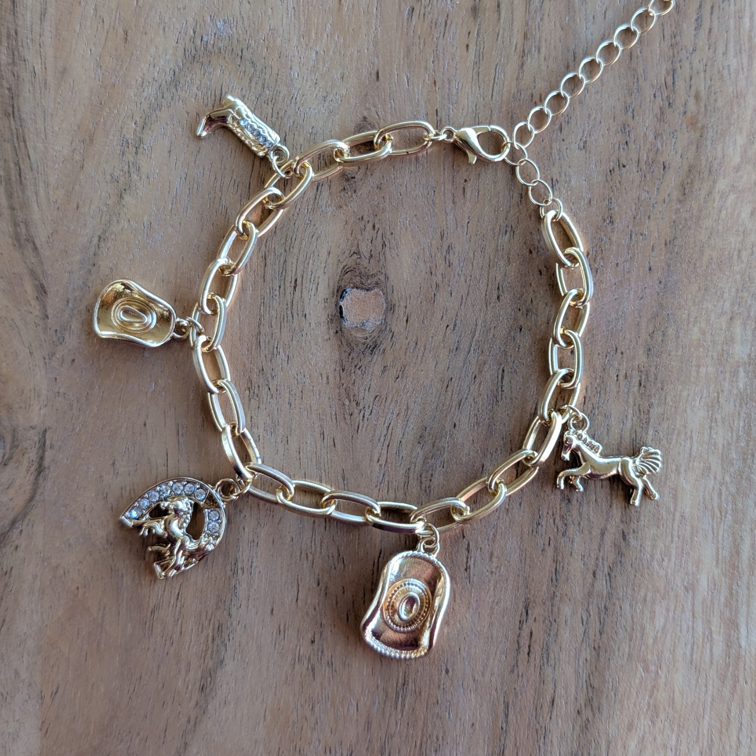 Cowgal Gifts Western Charm Bracelet