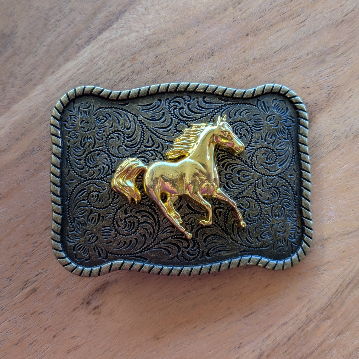 Cowgal Gifts Running Horse Buckle