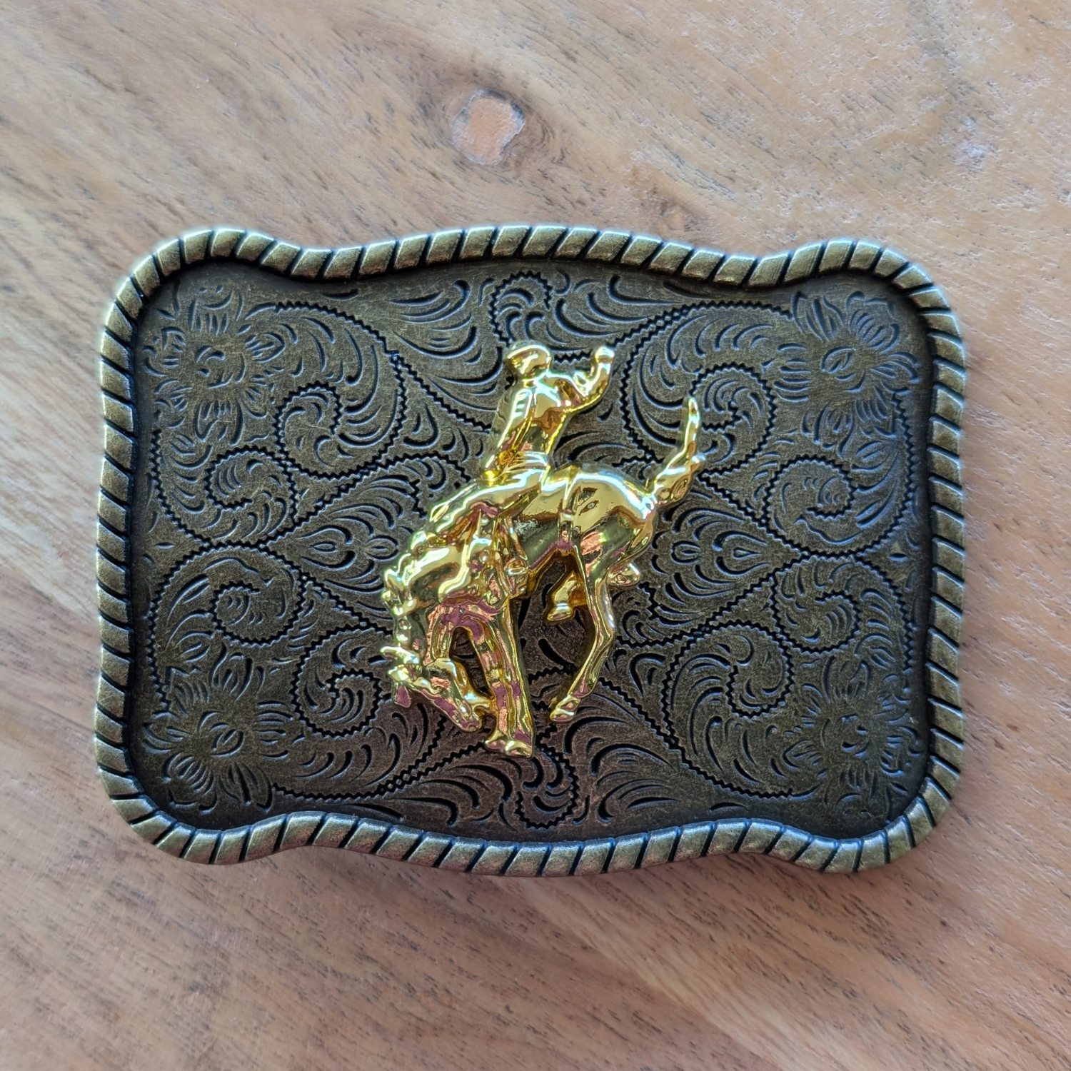 Cowgal Gifts Broncing Horse Buckle
