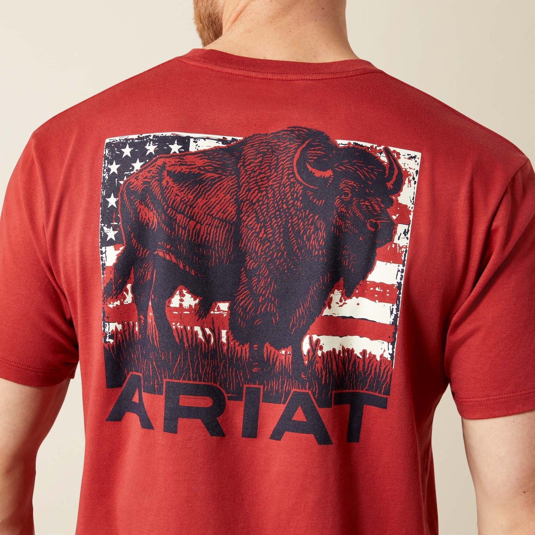 Ariat Mens Patriot Buffalo Coin Short Sleeve Tee