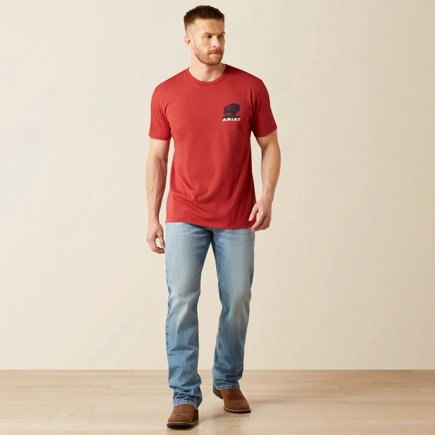 Ariat Mens Patriot Buffalo Coin Short Sleeve Tee