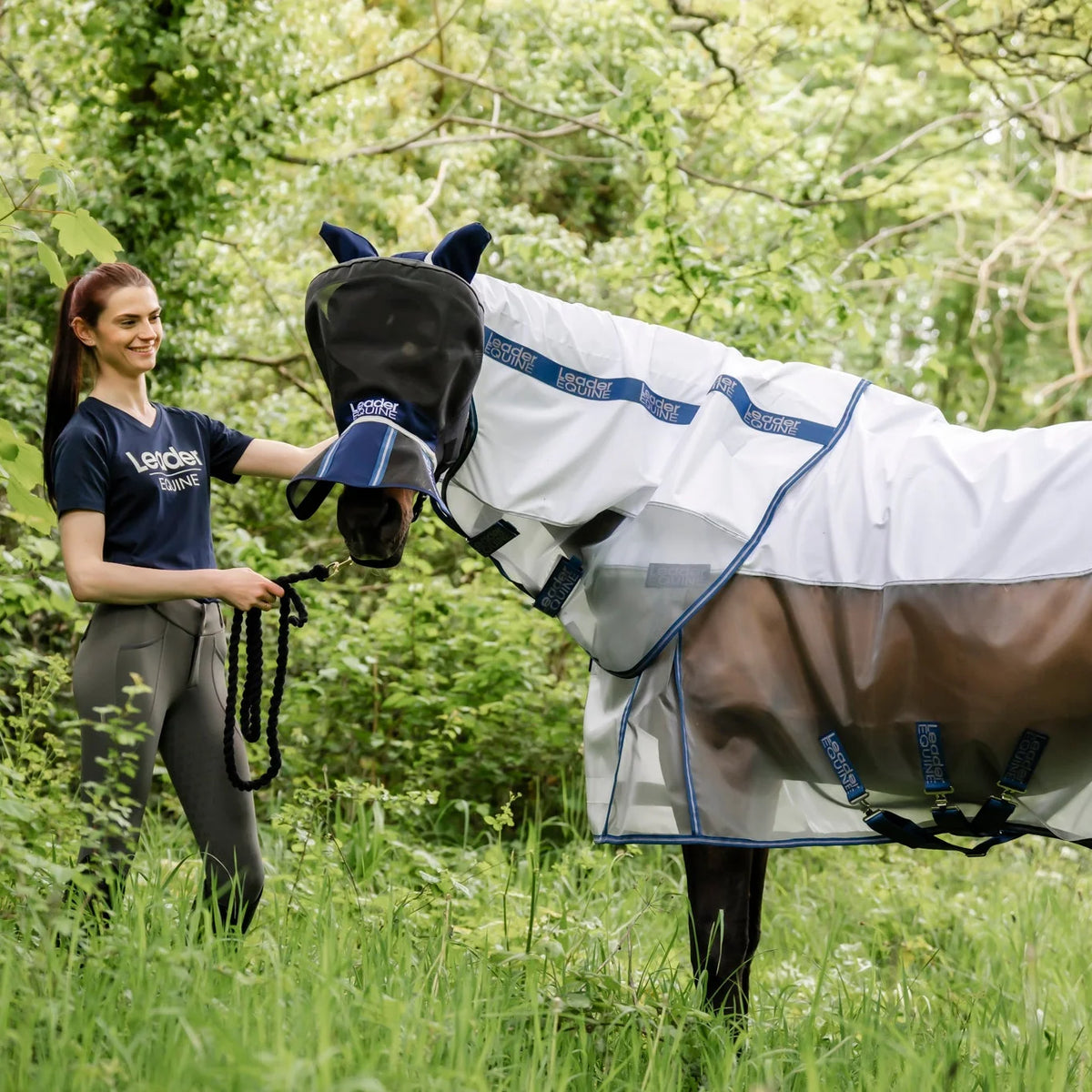 Leader Equine Breeze Summer Sheet with Fieldsafe Front