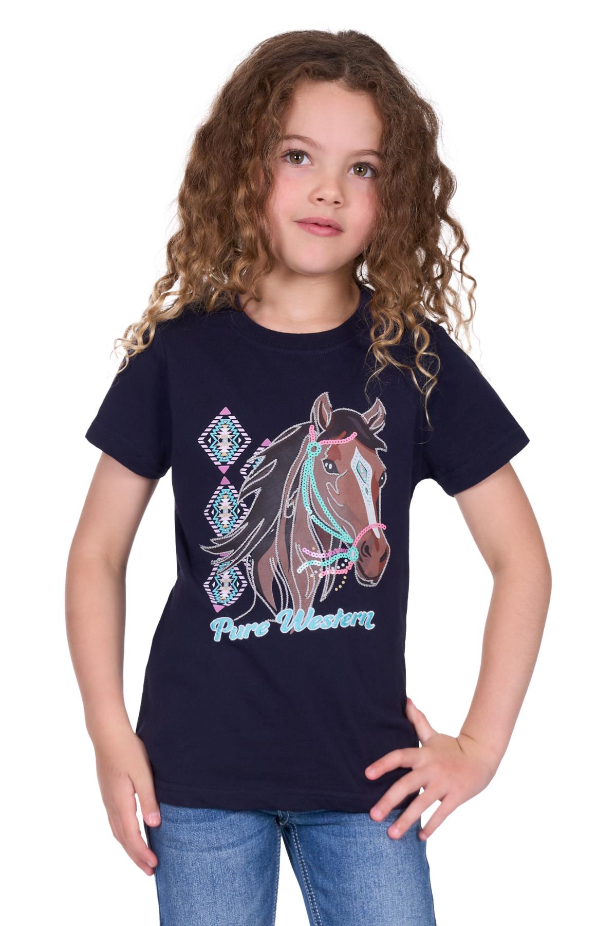 Pure Western Girls Ashlyn Short Sleeve Tee