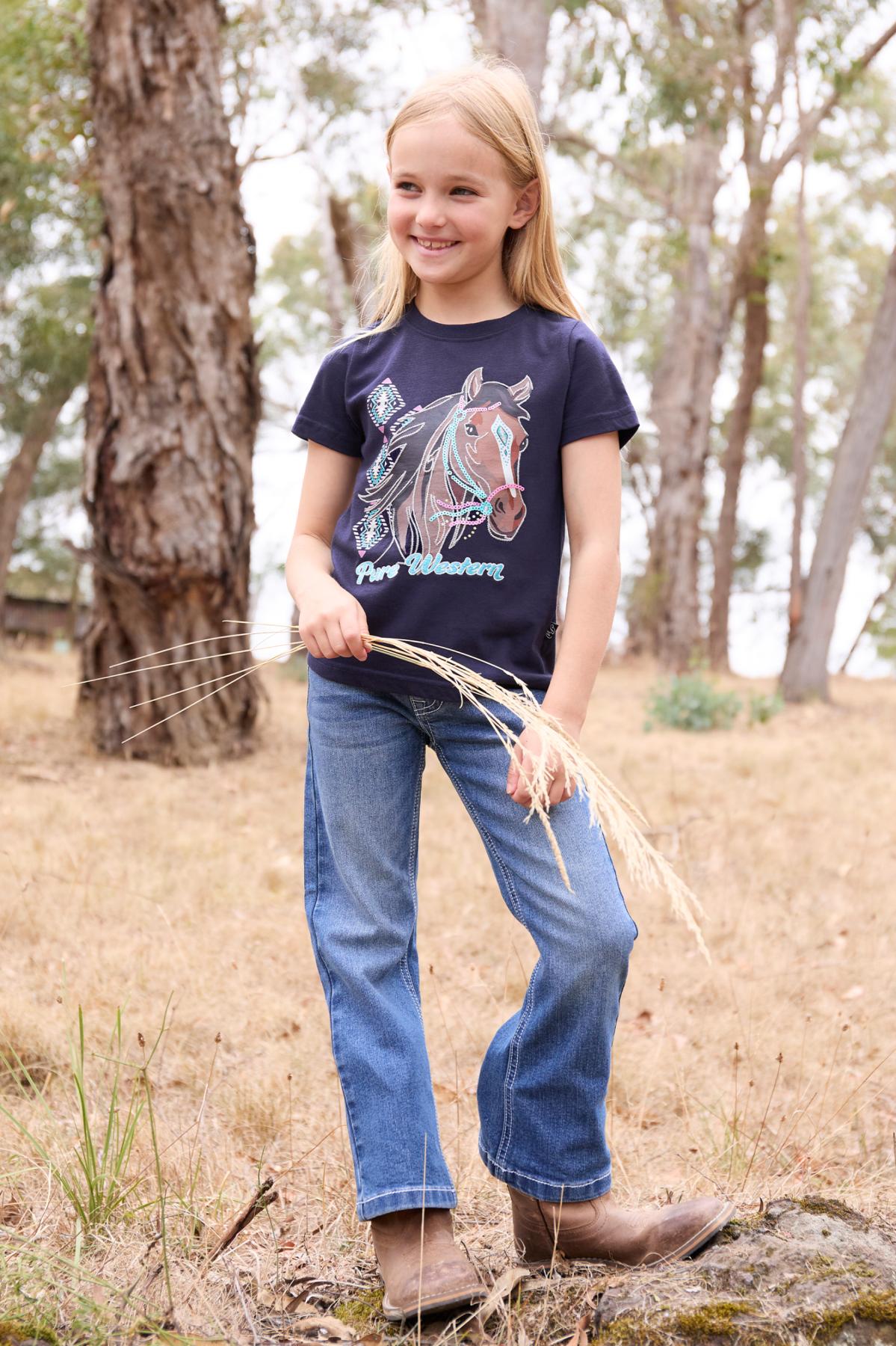 Pure Western Girls Ashlyn Short Sleeve Tee