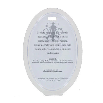 Pressed Link Copper Bangle