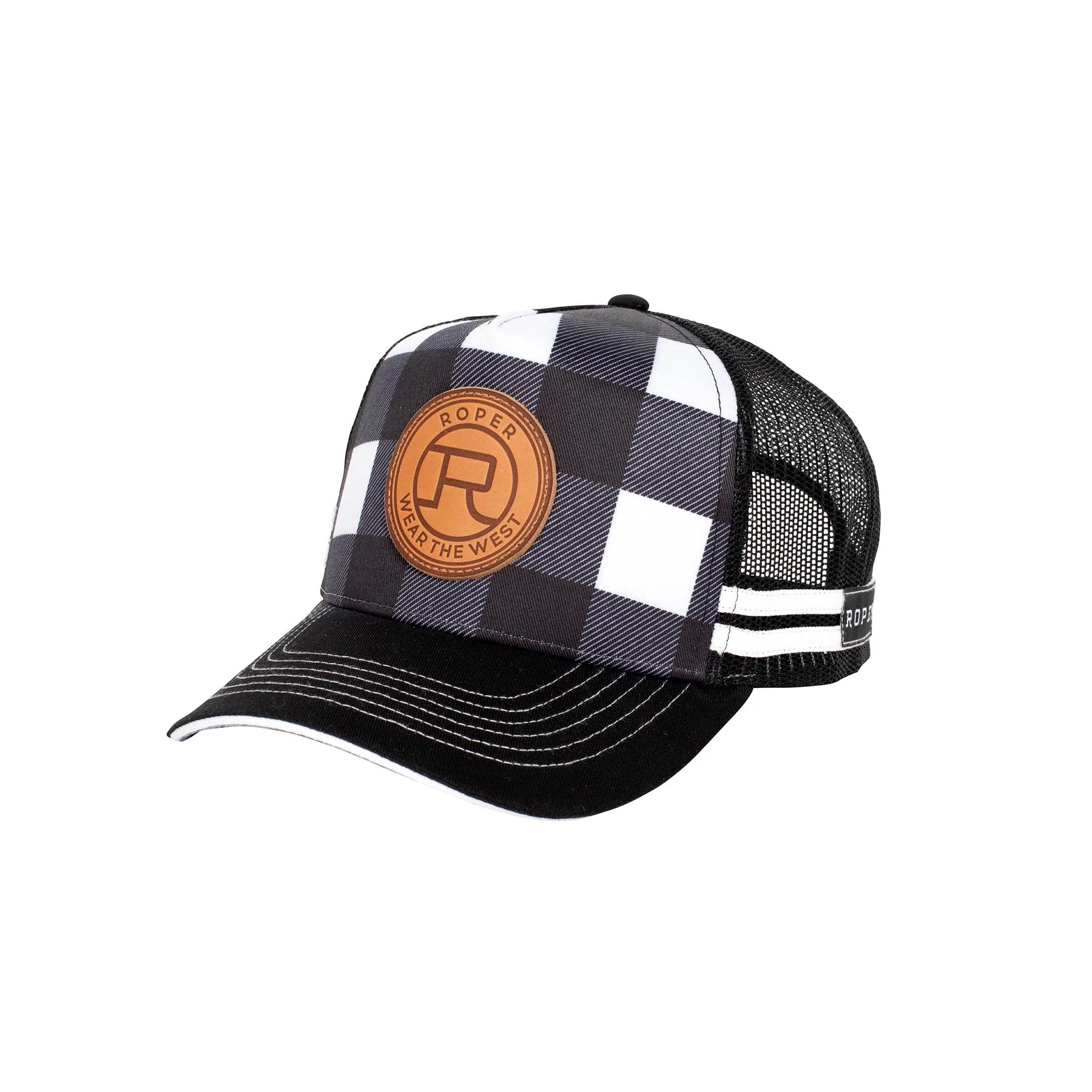 Roper Trucker Cap Plaid