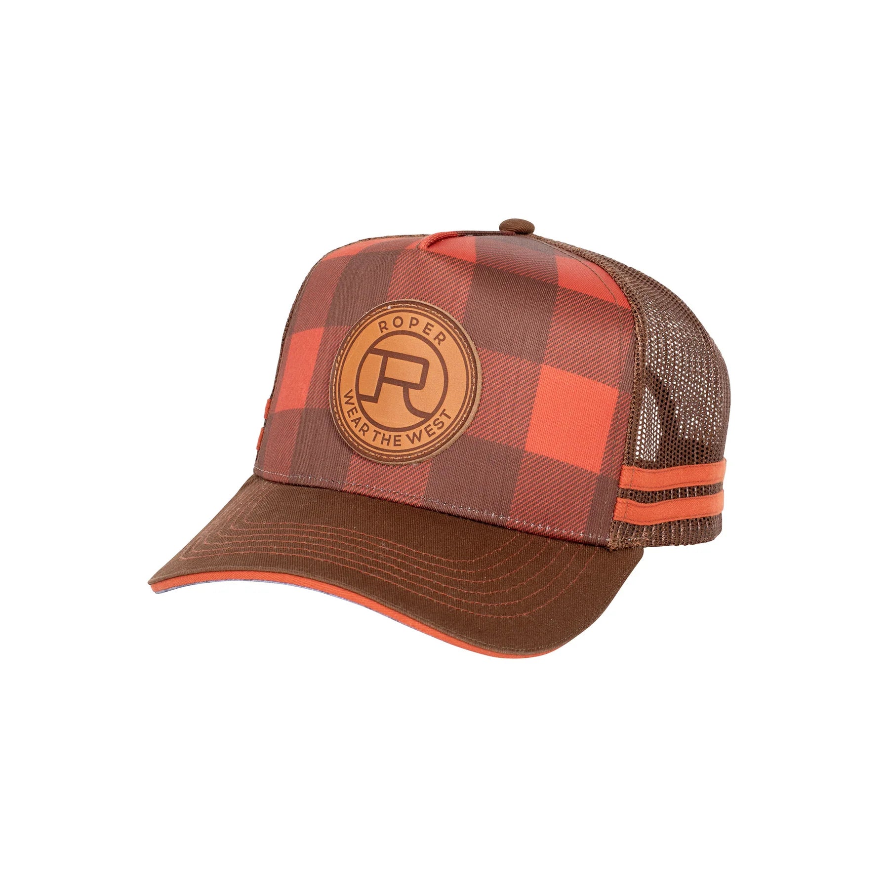 Roper Trucker Cap Plaid