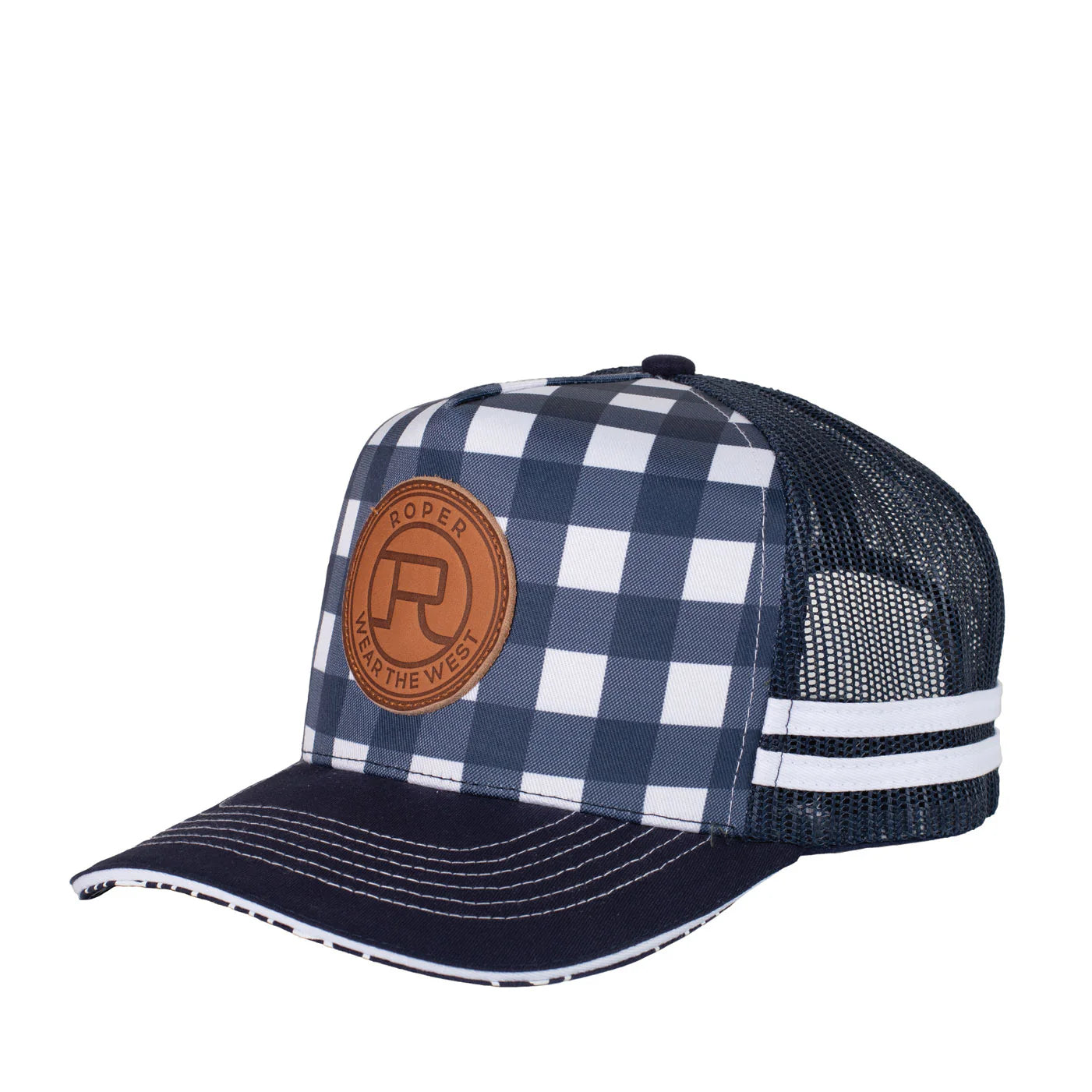 Roper Trucker Cap Plaid