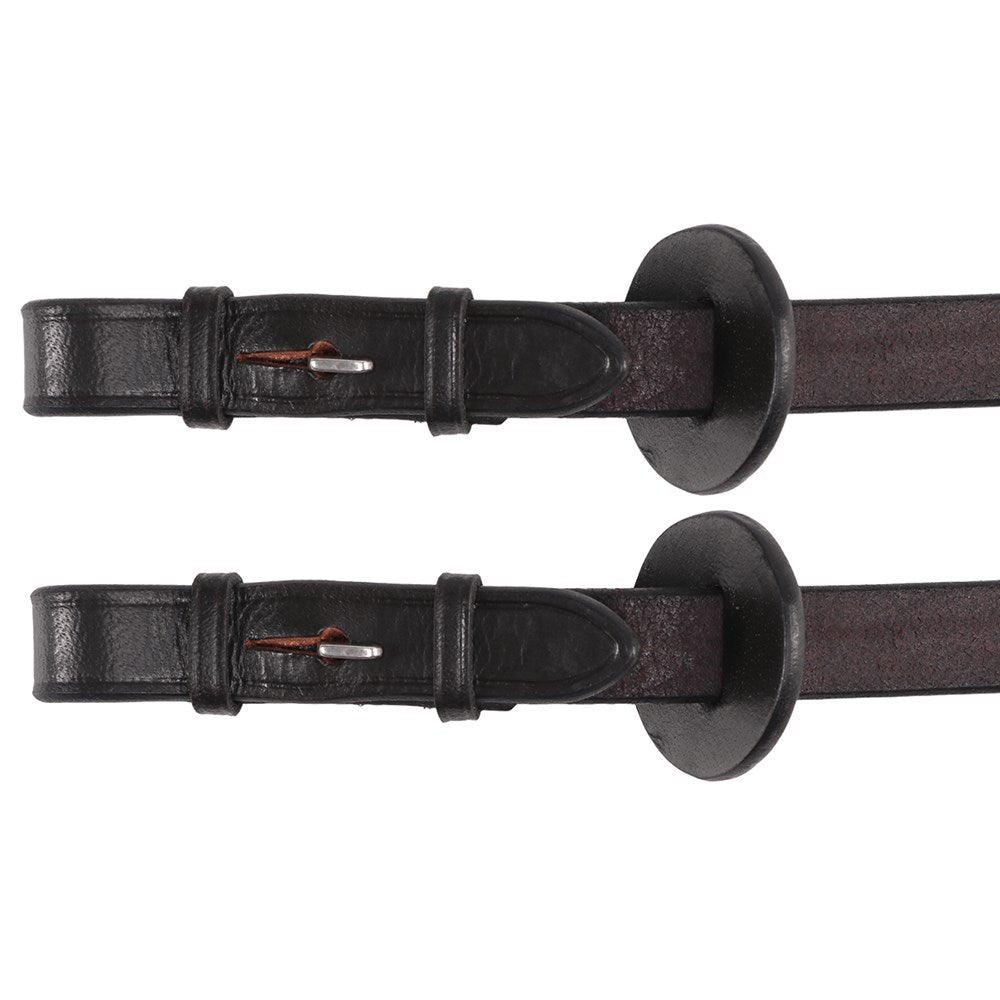 Jeremy & Lord Nappa Grip Reins with Buckle Ends