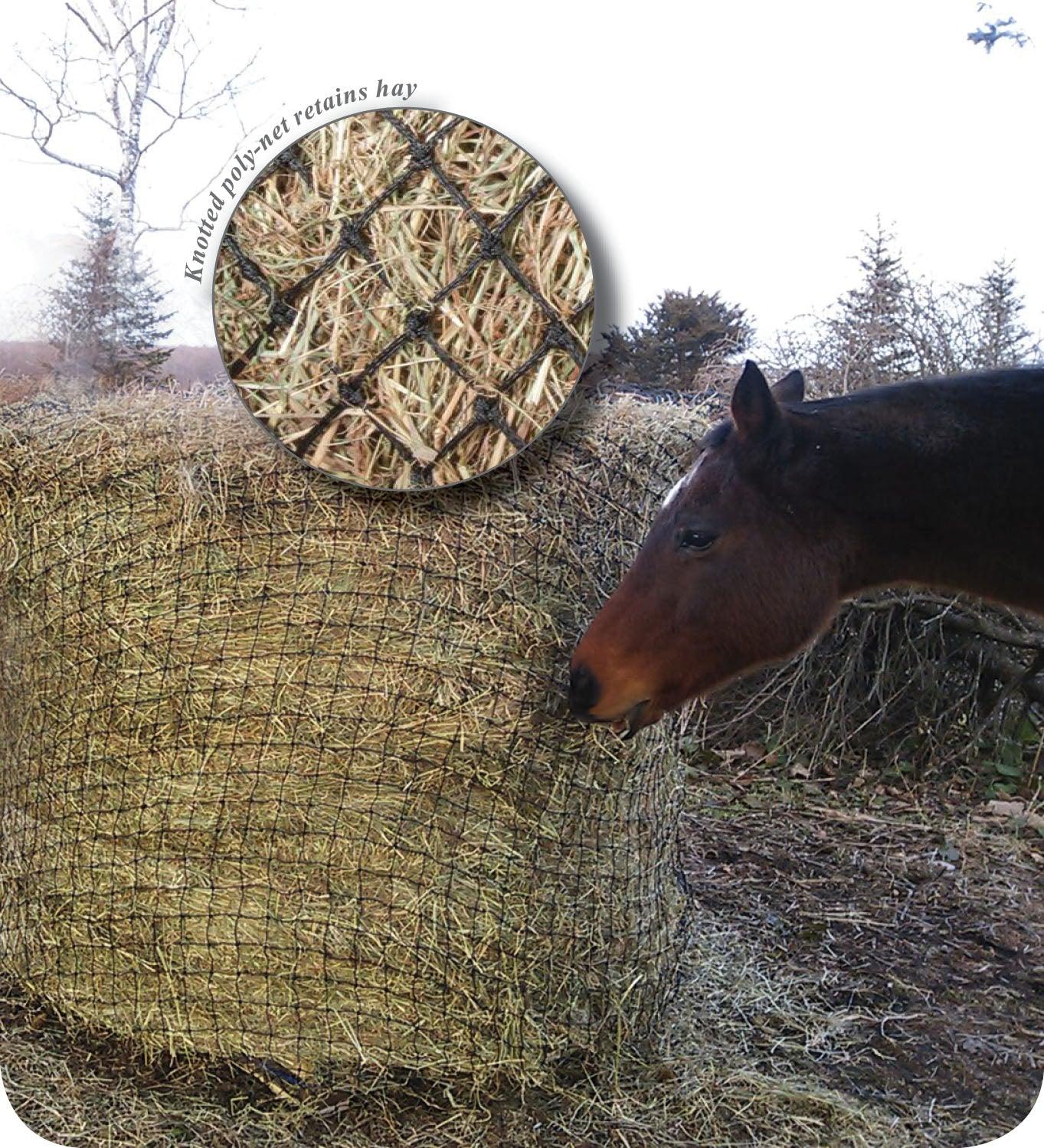 Showmaster Round Bale Slow Feeder Hay Net