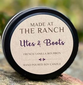 Made at the Ranch Soy Candle - Utes & Boots