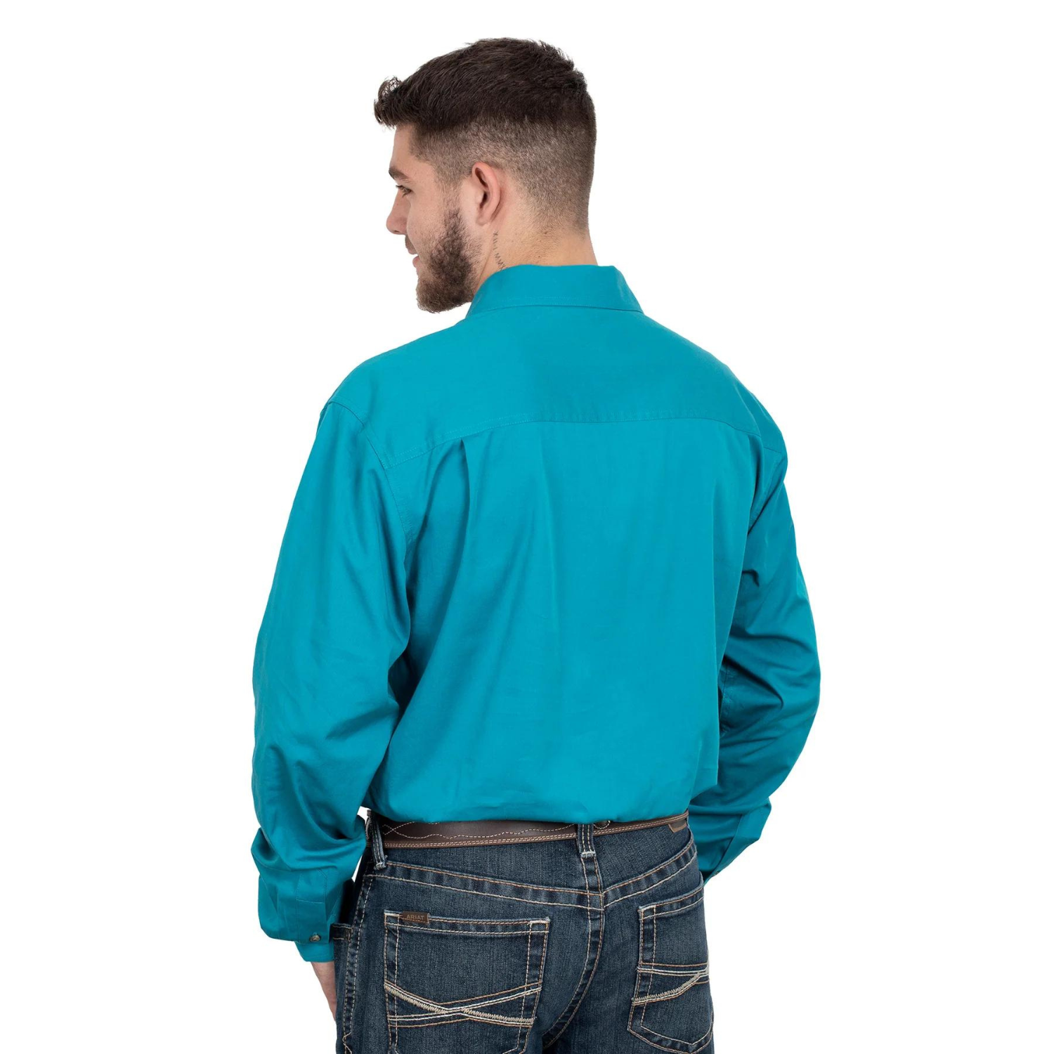 Just Country Mens Cameron 1/2 Button Workshirt