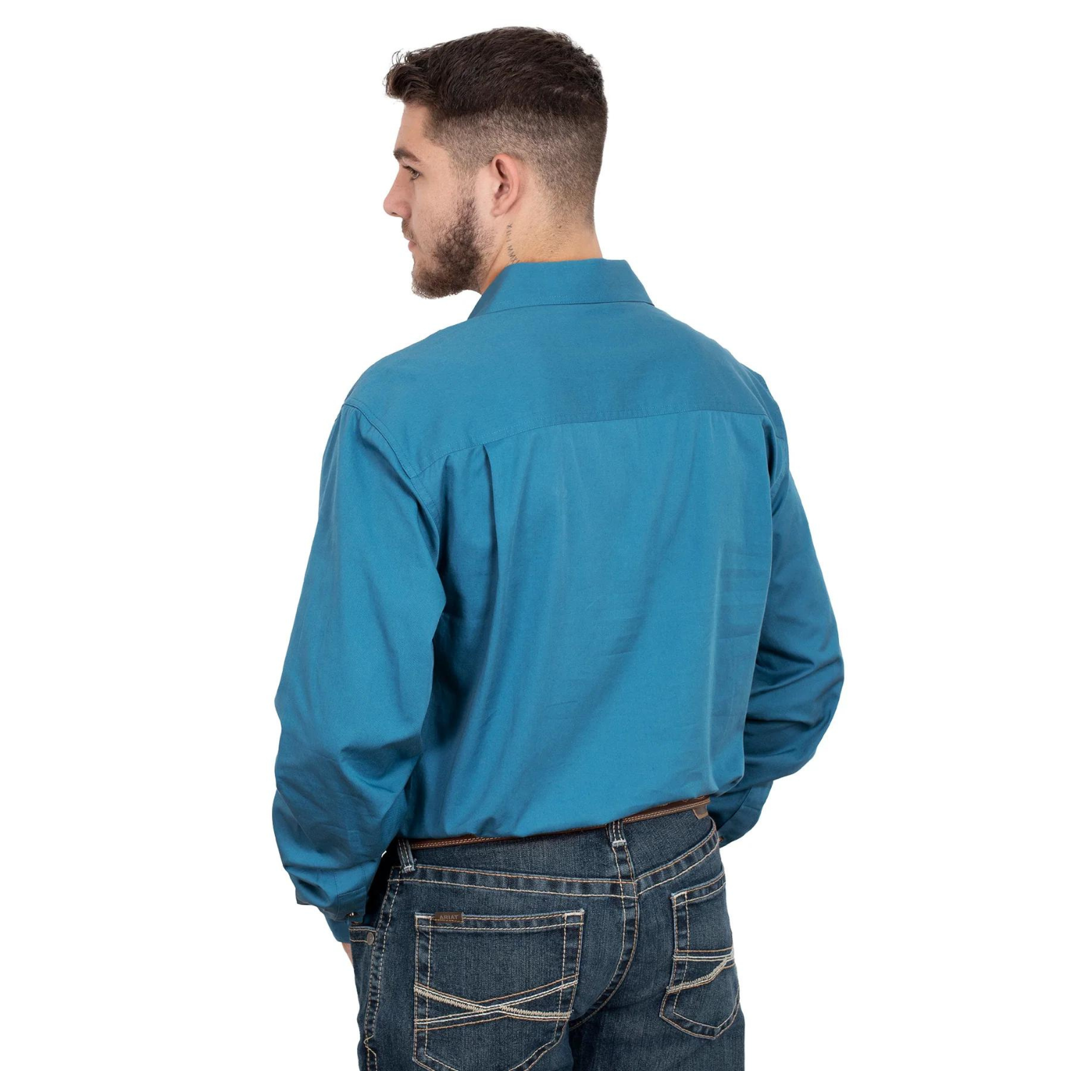 Just Country Mens Cameron 1/2 Button Workshirt