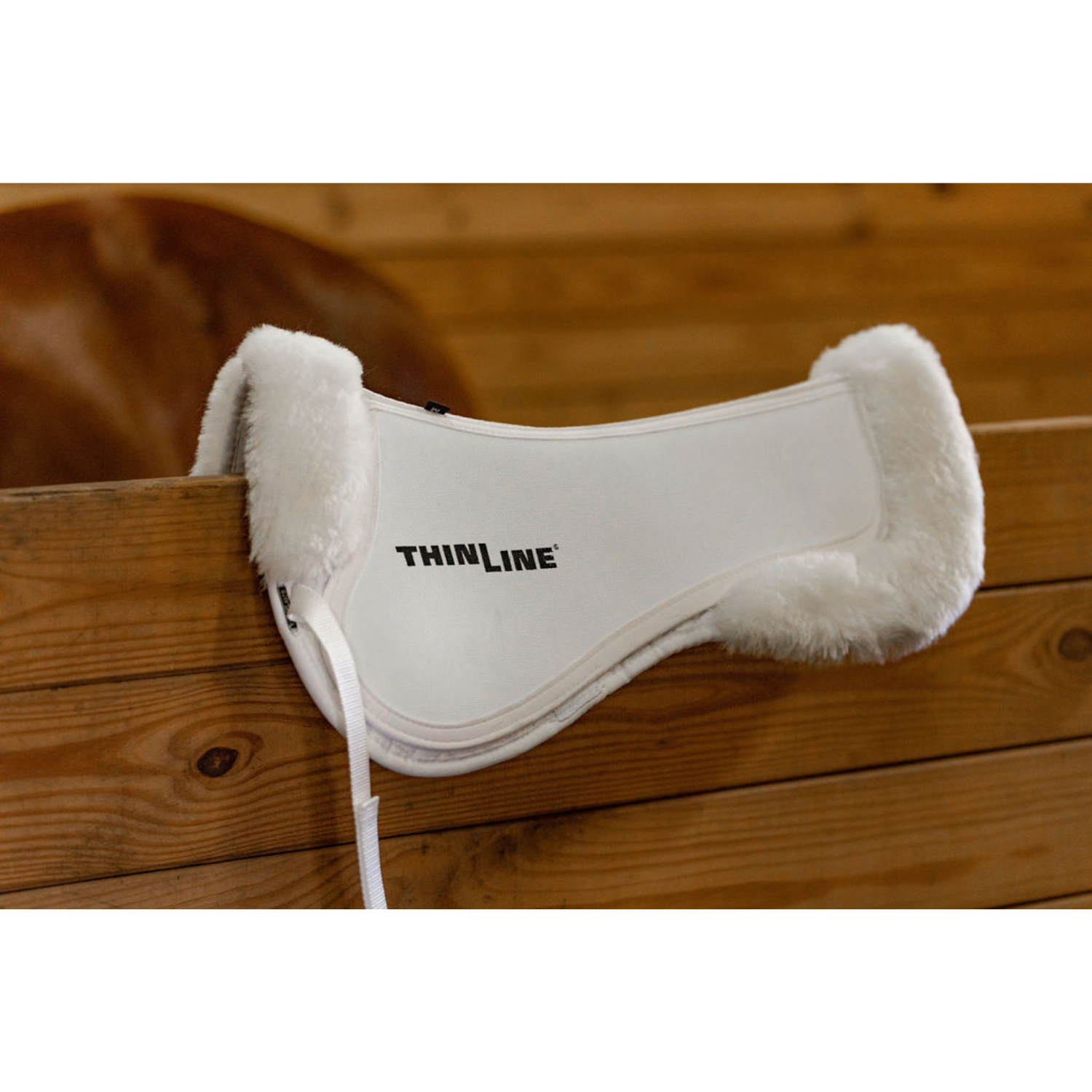 Thinline Trifecta Cotton Half Pad with Sheepskin