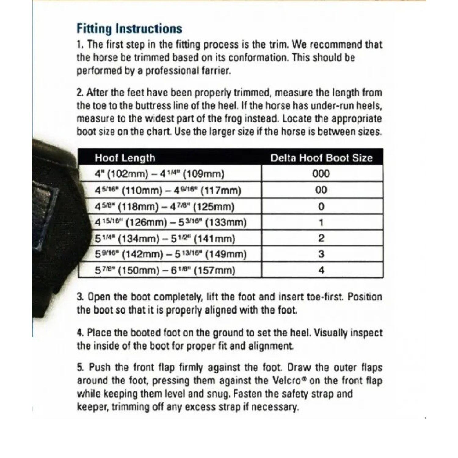 Delta Hoof Boots