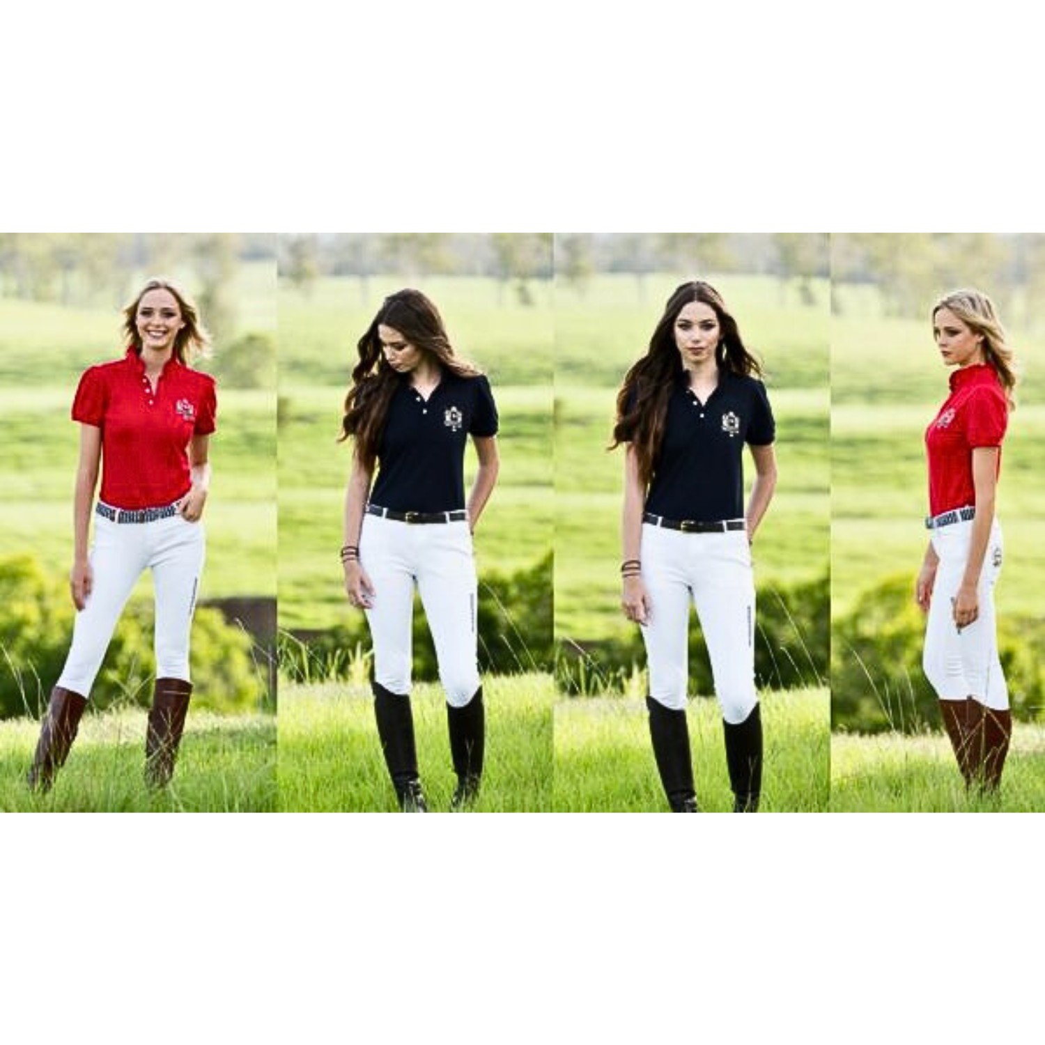 Hampton&Harlow Ladies High-Waisted Polocrosse Jeans
