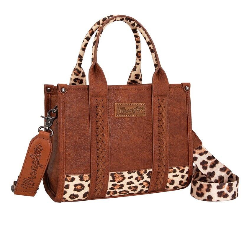 Wrangler Leopard Print Crossbody Bag