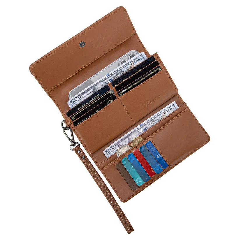 Wrangler Denim Patchwork Wallet