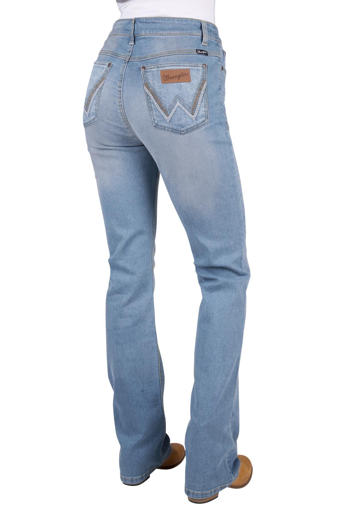 Wrangler Womens Dillen Hi Rise Jeans