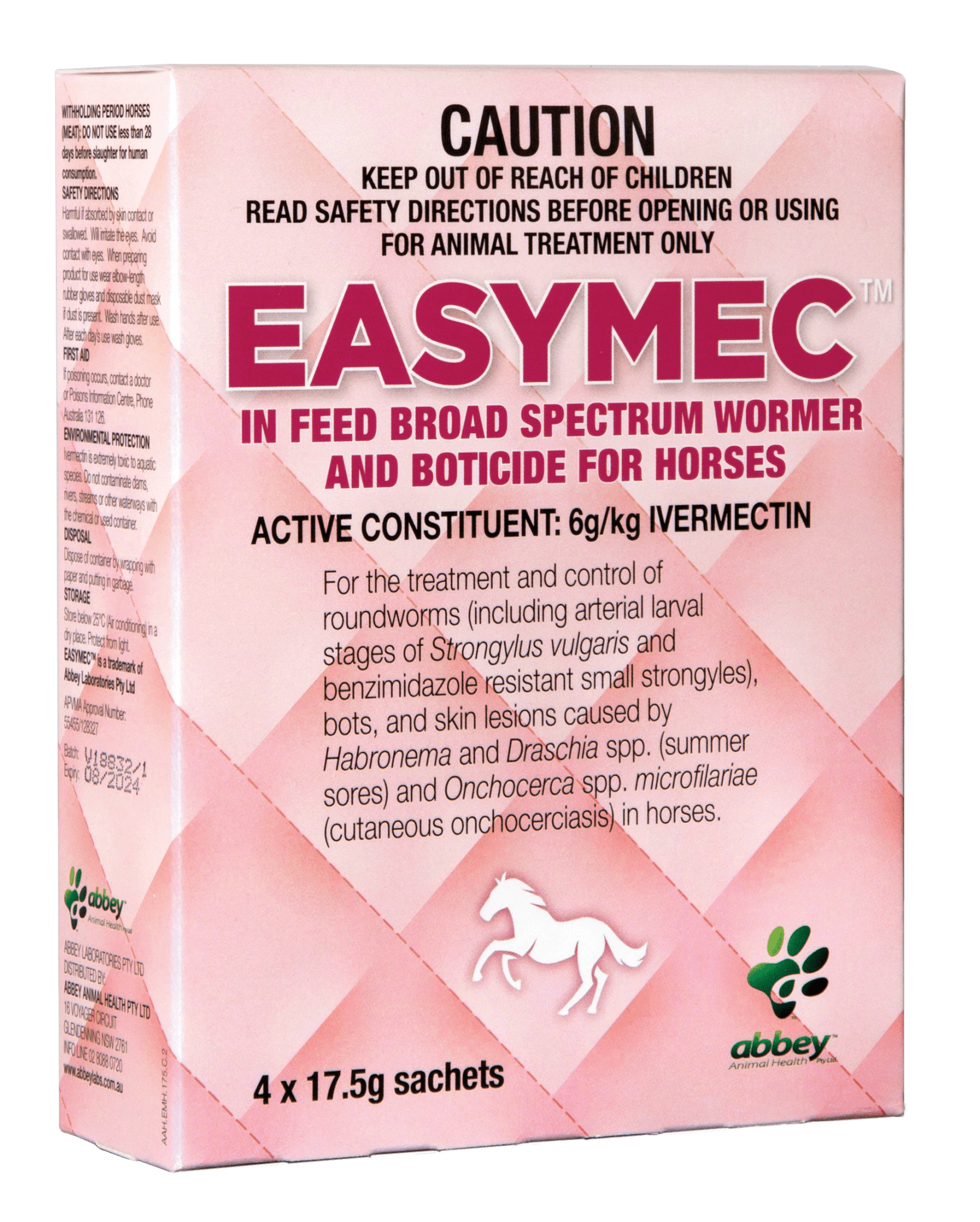 Abbey Easy Mec Wormer - Saddleworld Devonport