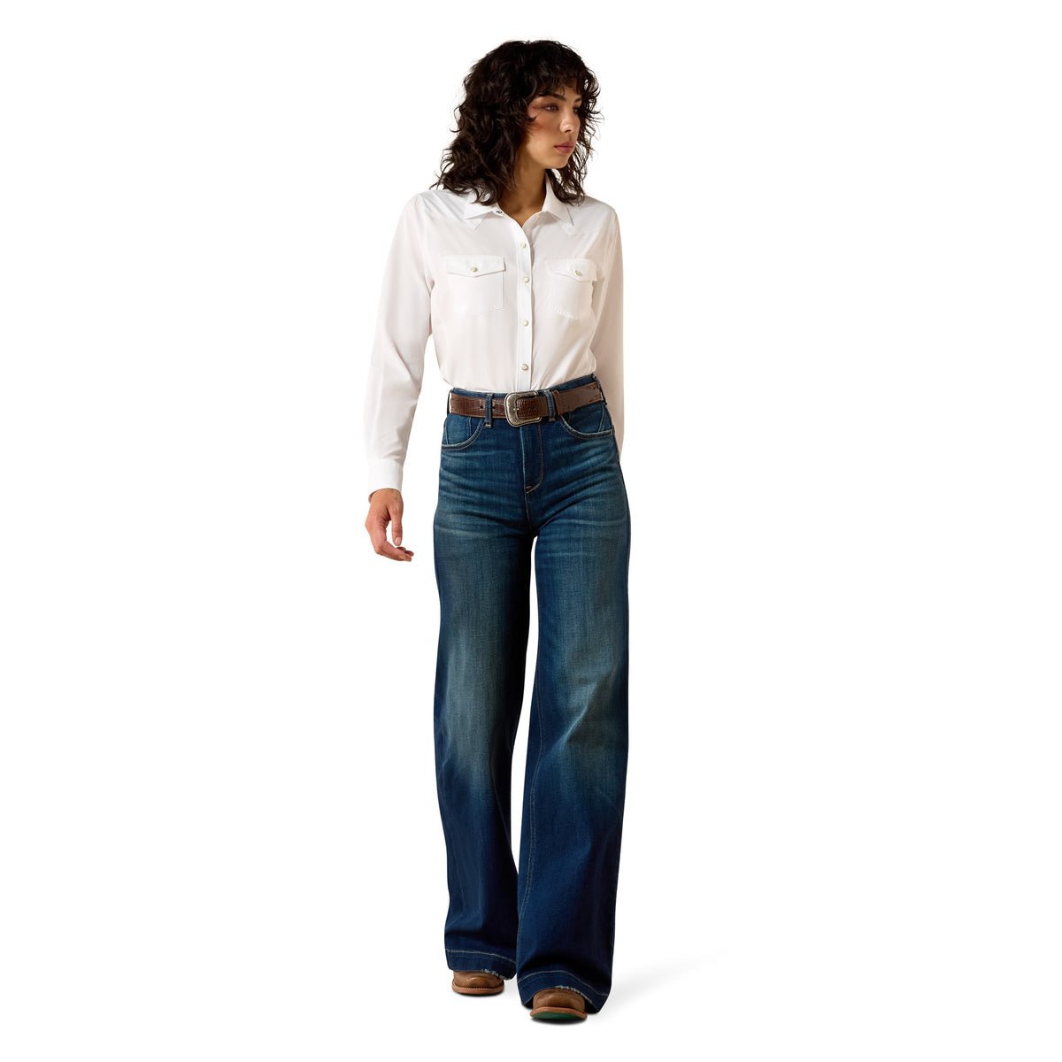Ariat Womens Mid Rise Boot Cut JEans - Fiona Istanbul - Saddleworld Devonport