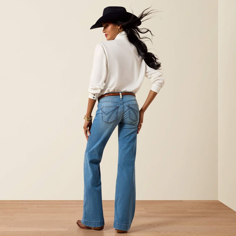 Ariat Womens Mid Rise Trouser Jeans - Sherry Glendale - Saddleworld Devonport