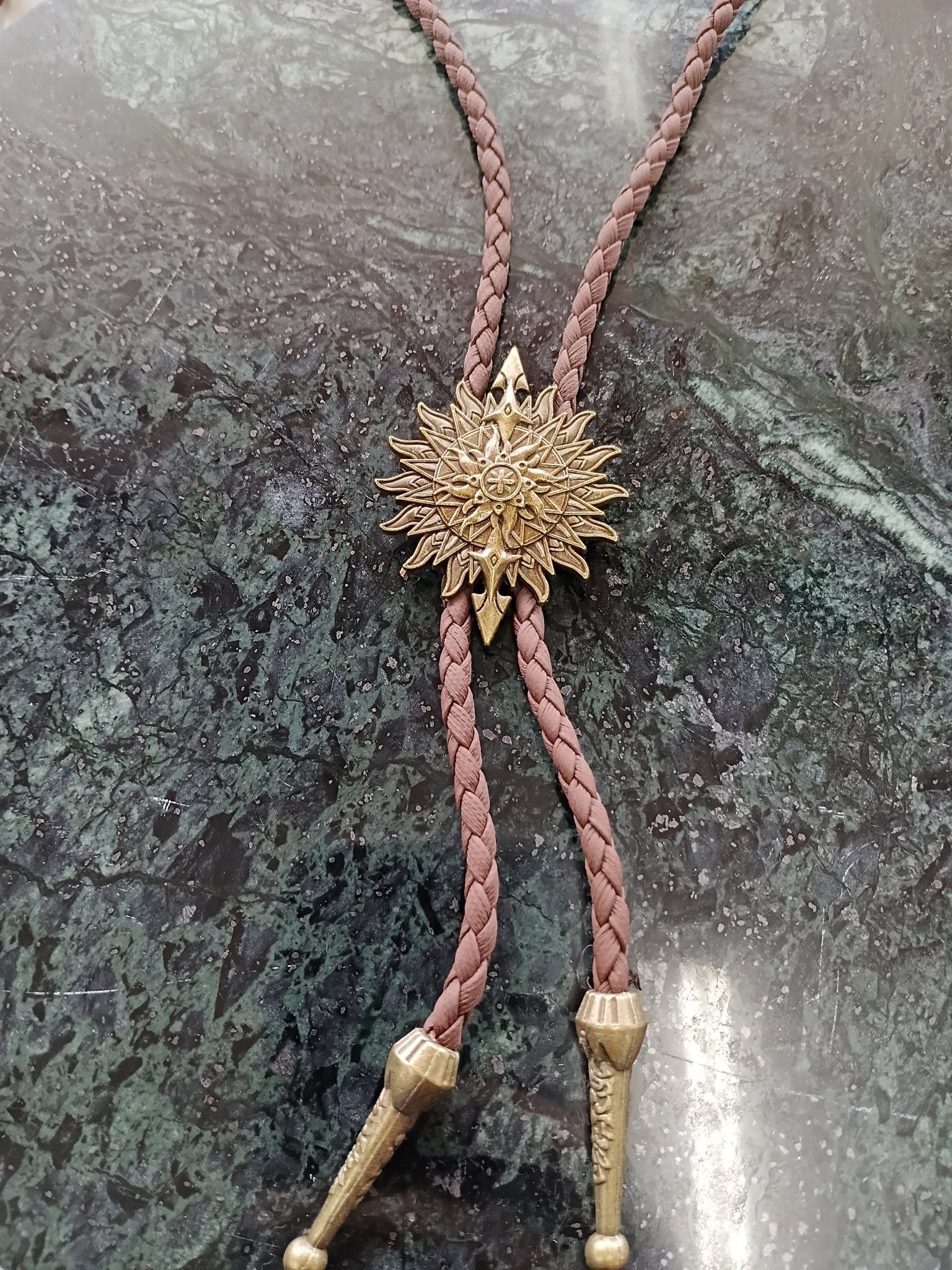 Cowgal Brown Cord Bolo Tie - Saddleworld Devonport