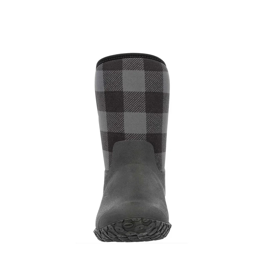 Muck Boot Muckster 11 Fleece Women Mid Plaid Black